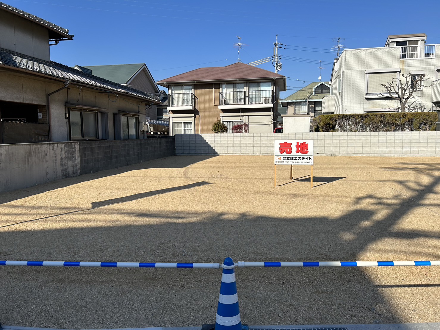 【住宅用地】 岡山市中区福泊 ※建築条件付き